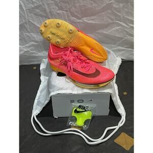 New Men’s 7.5 Nike Air Zoom Victory Track Spikes Hyper Pink Orange CD4385-600